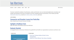 Desktop Screenshot of ianmorrison.com