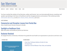 Tablet Screenshot of ianmorrison.com